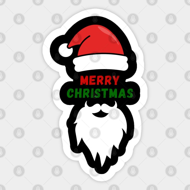 merry christmas Sticker by Creatifly Graphic Tees